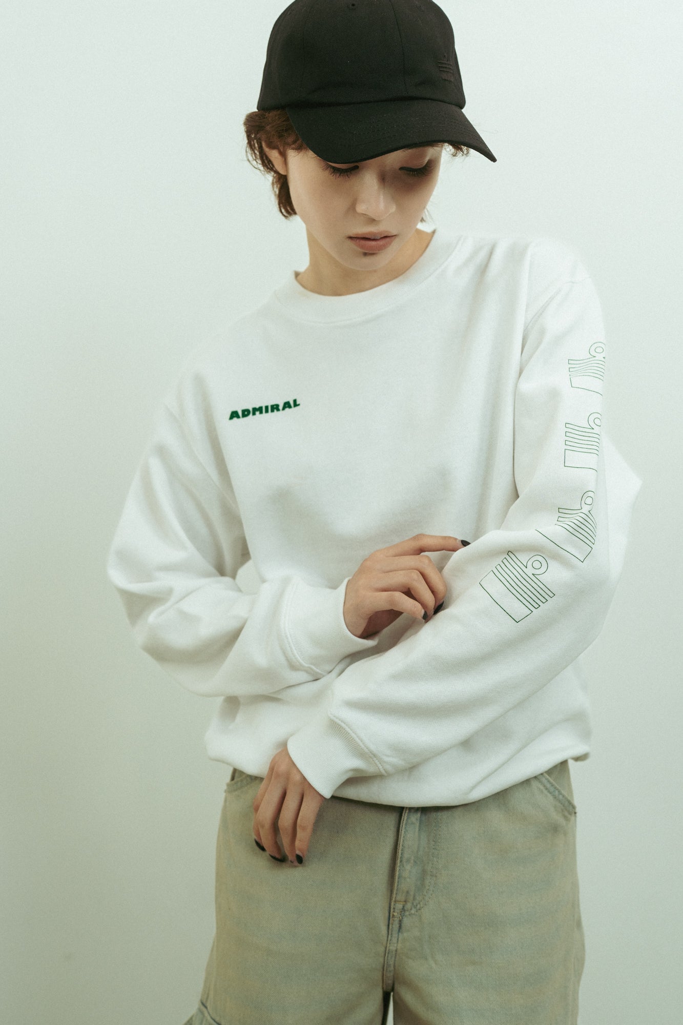 MEN   クルー裏パイルスウェット　ANMA607