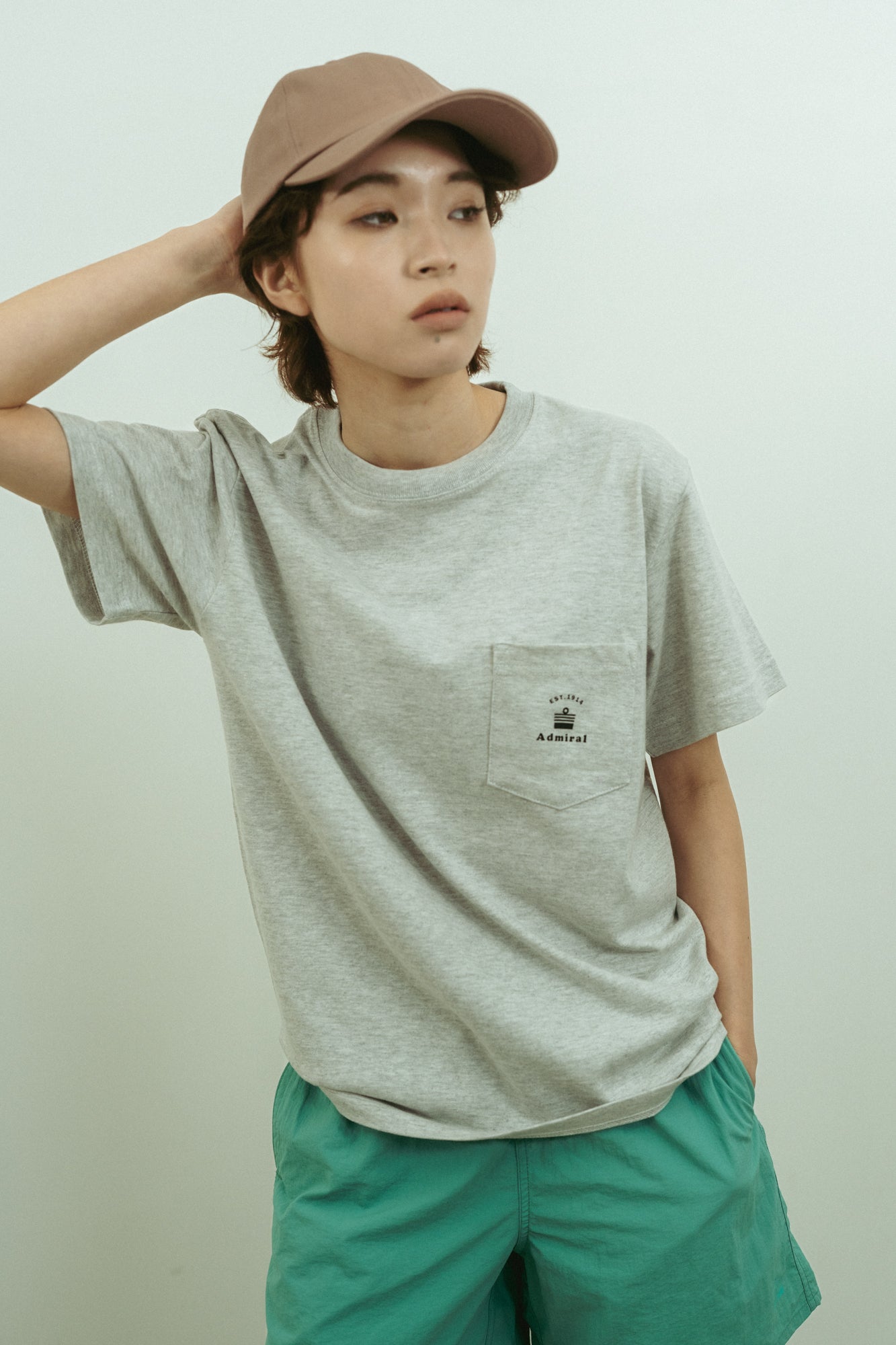 MENS  ポケットTシャツ　ANMA602