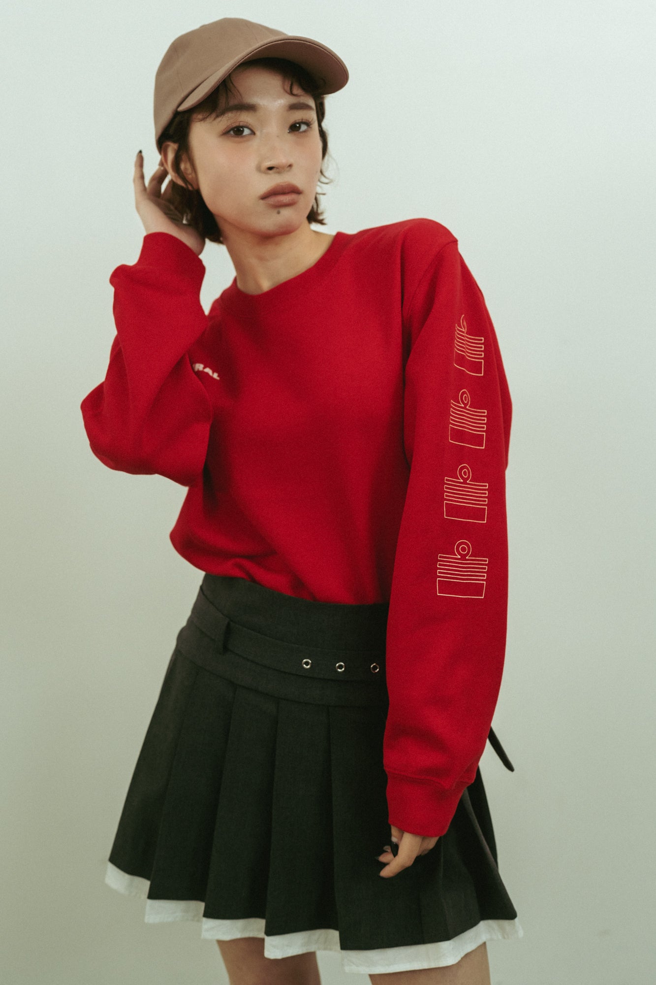 LADYS   クルー裏パイルスウェット　ANLA607