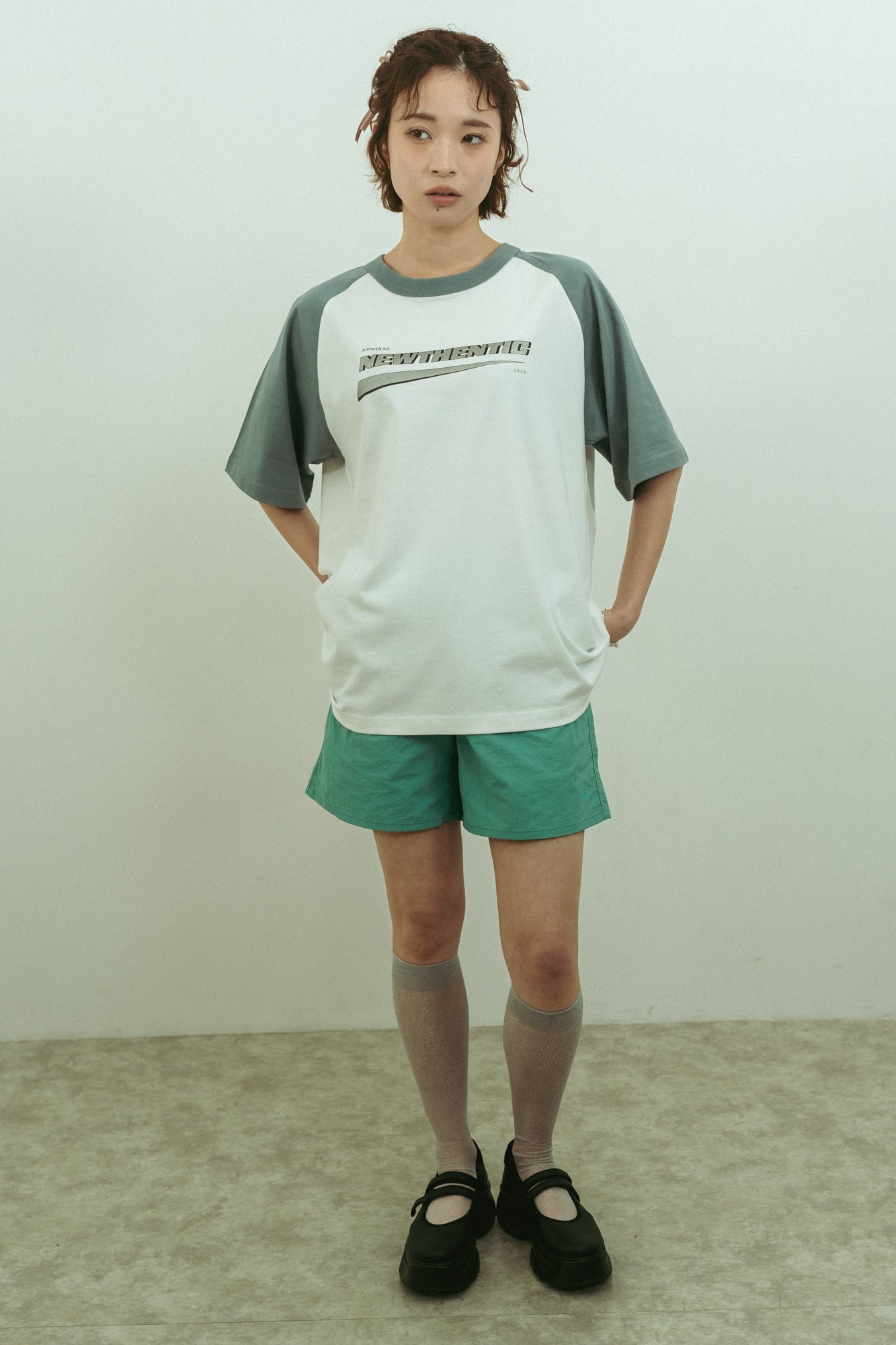 UNISEX　ラグランスリーブTシャツ　ANUN604