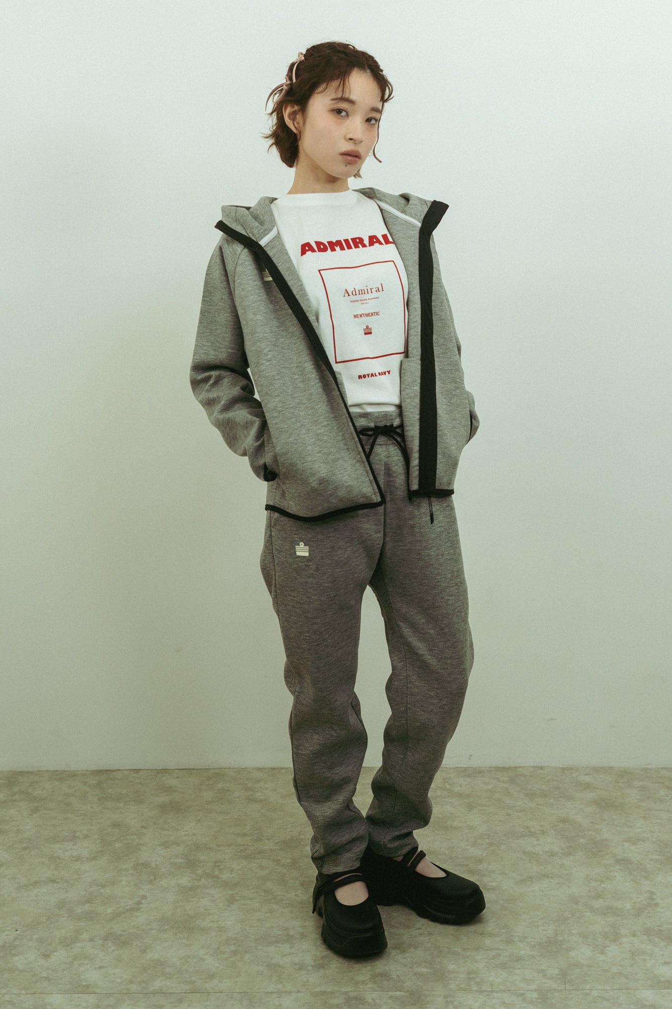 UNISEX   フルジップパーカー　ANUN601